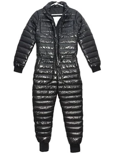 LUXTON Womens Down Ski Jumpsuit No. 2.1 Black (MSRP $1,150) - Picture 1 of 4