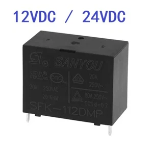 SanYou Relay SFK-112DMP SFK-124DMP 20A 4-Pins Air-conditioning Relay - Picture 1 of 3