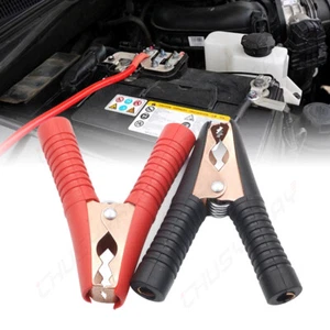 2pc 50AMP Battery Inverter Cable with Alligator Clips for Car Power Transfer - Picture 1 of 12