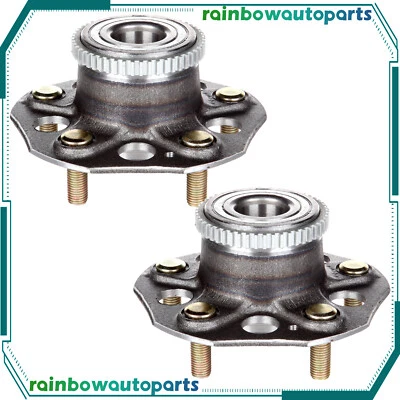 2X Cojinetes de cubo de rueda trasera con ABS para 97-01 Honda Prelude 2.2L 512144 42200S30C51 Foto 1 de 4