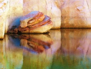 Carte postale Utah Glen Canyon National Recreation Area mur de grès comme neuve  - Photo 1/1