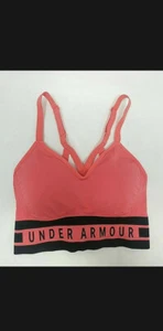 Women's Under Armour Seamless Longline Sports Bra- US Size  XS Pink 1322552 - Picture 1 of 2