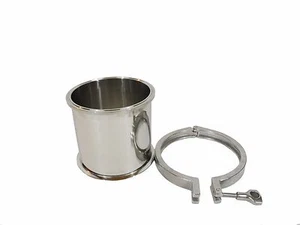 Base de 6" x 6" para el extractor de circuito cerrado MK III con abrazadera triple y junta - Imagen 1 de 3