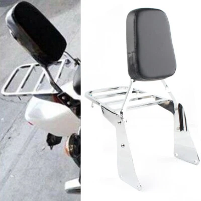 For Kawasaki Vulcan VN1500 Classic 1996-2008 07 Backrest Sissy Bar Luggage Rack Foto 1 de 4