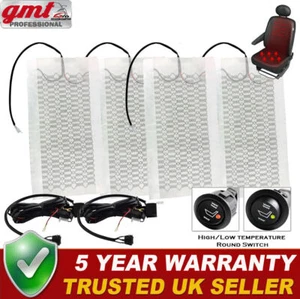 Warmer Heated Cushion Universal 4 Pads Carbon Fiber Car Seat Heater Kits Heating - Picture 1 of 12