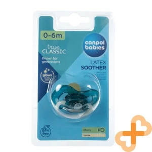 CANPOL BABIES KOSMO Latex Round Pacifier Soother 0-6 Months Blue 23/221 - Picture 1 of 24