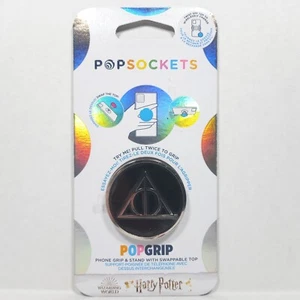 PopSockets - PopGrip Harry Potter Enamel Deathly Hallows Pop-Up Phone Holder New - Picture 1 of 1