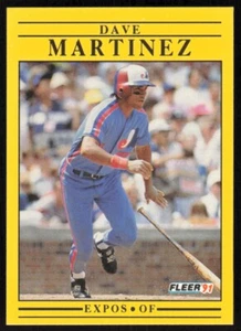 1991 Fleer #237 Dave Martinez Montreal Expos - Picture 1 of 2