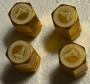 Chrome Engraved Warriors Tire Valve Stem cap Covers, several styles, 4 set - Picture 1 of 2