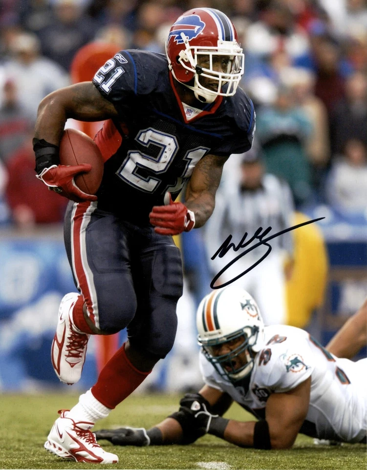 Foto firmada por Willis McGahee autografiada de Buffalo Bills 8x10 LSCM CERTIFICADO DE AUTENTICIDAD #1 Foto 1 de 1