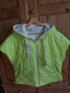 Herrlicher Steppweste, Wendeweste Gr. L, gelb/beige, mit Kapuze - Bild 1 von 11