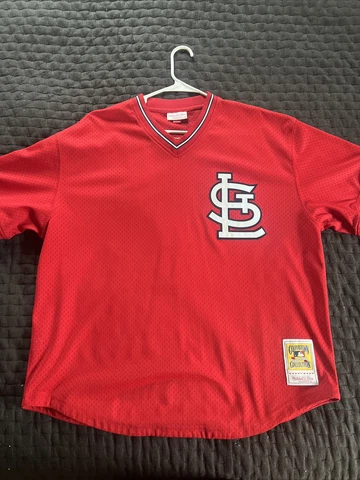 Mitchell & Ness St Luis Cardinals Ozzie Smith Jersey Size 52 XXL Cover