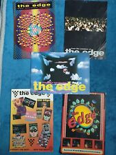 X5 The Edge Rave Flyer Bundle, A4's, Early 90's Rave Flyers, Bid Quick :-p