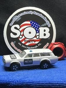 Playart Mercury Police Wagon DieCast Car EX Condition Hong Kong White Diecast - Picture 1 of 7