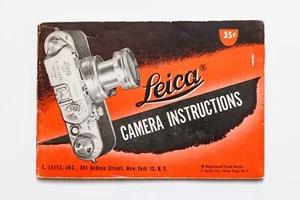 Leica Messsucherkamera Anleitung rotes Booklet - Bild 1 von 7