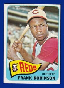 FRANK ROBINSON REDS 1965 TOPPS #120 SMALL TACK HOLE