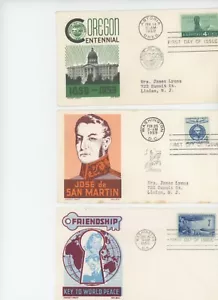 US FDC Cachet Craft Ken Boll 8 covers (ip - Picture 1 of 2
