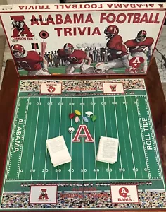 RARE Alabama Football Trivia Game 1985 Collegiate Trivia Game Co. 2-6 Players - Picture 1 of 4
