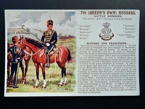Geschichte & Tradition 7. QUEEN'S OWN HUSARS Postkarte von Gale & Polden Nr. 17b - Bild 1 von 2