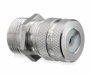 Strain Relief Cord Connector, Male, Liquid Tight, 0.5 to 0.63 in., 1/2 in. - Picture 1 of 3