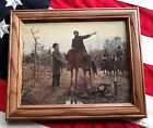 Civil War Painting Print. Robert E Lee, Stonewall Jackson, Chancellorsville