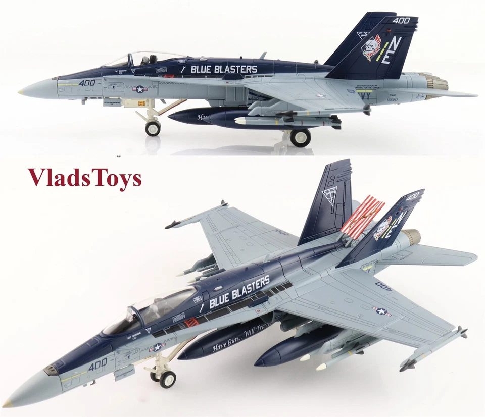 Hobby Master 1/72 F/A-18C Hornet USN VFA-34 Blue Blasters NE400 2015 HA3580 Foto 1 de 4