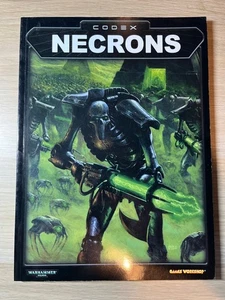 Libro de bolsillo Warhammer 40K Codex Necrones 2002 Games Workshop segunda impresión en muy buena condición - Imagen 1 de 6