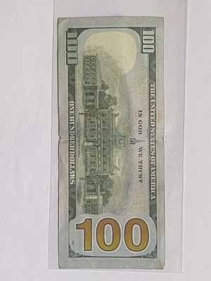 $100 dollar bill *star note* Series 2017A RARE Good Condition - Image 1 of 2