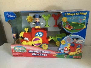 Mickey Mouse Clubhouse 2008 Magic Choo Choo Talking Train Set New In Box - Picture 1 of 6