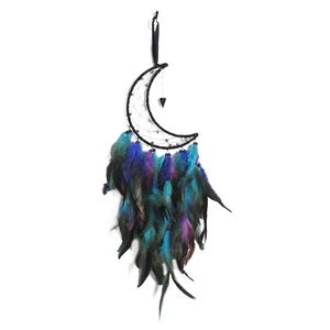 Appendiabiti da parete Luna, fatto a mano, boho, Ornam8529 - Foto 1 di 6