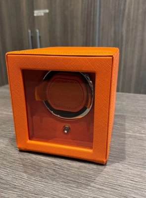 WOLF Cub Enrollador de Reloj Individual con Cubierta en Color Naranja, 461139 Foto 1 de 4