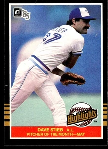 1985 Donruss Highlights Dave Stieb Toronto Blue Jays #12 - Picture 1 of 2