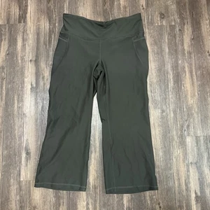 Old Navy Active Powersoft Leggings Damen XXL 2x High Rise Go Dry Khaki Grün - Bild 1 von 6