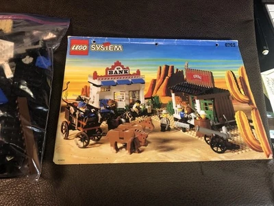 LEGO 6765 Wild West Gold City Junction 99% Completo con Instrucciones 1996 De Colección Foto 1 de 4