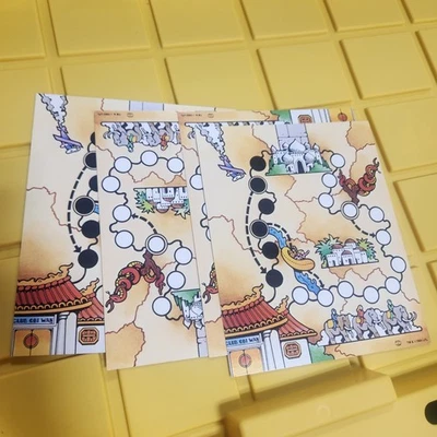 Juego de mapas de mesa vintage 1984 LJN Indiana Jones & The Temple of Doom H80 Foto 1 de 2