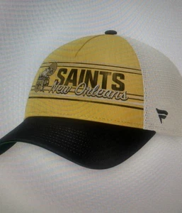 New Orleans saints Fanatics true classix retro hat - Picture 1 of 3