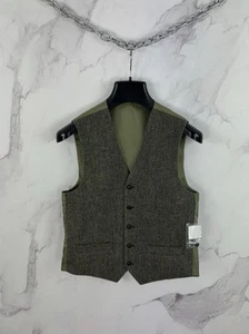 Gilet originale Borders in tweed British Heritage gilet S - Foto 1 di 11
