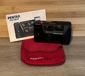 Pentax PC35AF Vintage 35mm Compact Point & Shoot Film Camera With Pouch & Manual - Picture 1 of 15