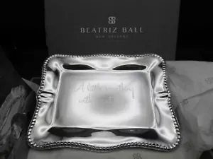 Beatriz Ball Engraved "A little something with great love " GREAT GIFT! *NIB* - Picture 1 of 7