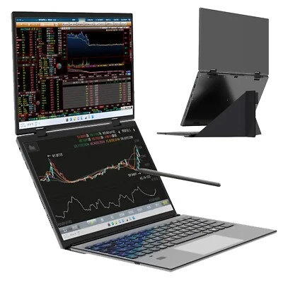 Computadora portátil doble de 14 pulgadas 3,4 GHz 32 GB RAM 1 TB SSD HDMI Windows 11 Home 2,2K Sc Foto 1 de 4