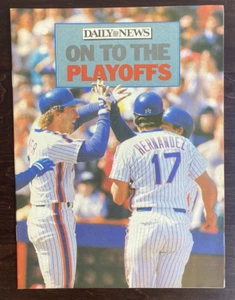 RARE/Vintage Daily News 24 Page Insert 1986 NY Mets "On To The Playoffs" Program - Picture 1 of 18
