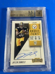 JAYLEN SAMUELS BGS 9.5 AU10 2018 CONTENDERS Rookie Ticket VARIATION SP auto - Picture 1 of 2