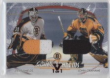 2002 ITG Be A Player Between the Pipes 1/1 Steve Shields John Grahame #GT-17 2u9
