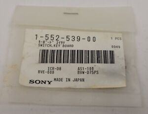 Sony 1-552-539-00 Switch Key Board Replacement Part NOS Japan Rare 0949 ICR-08