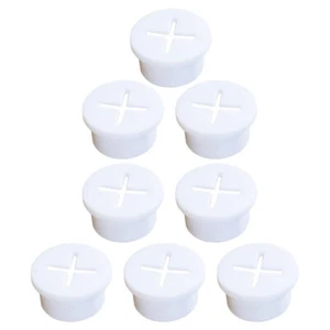 8Pcs Cable Cord Grommets Cable Wire Rubber Grommets Cable Wire Hole Covers - Afbeelding 1 van 12