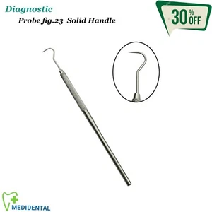 Diagnóstico Utensilio Medidor Fig.23 Suave Mango Terminación Única Periodontal - Bild 1 von 4