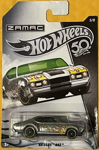 MATTEL HOT WHEELS 50th ZAMAC 2018 Silver '68 OLDS 442 5/8 - Picture 1 of 1