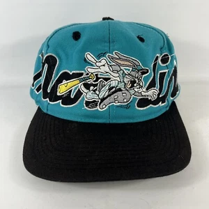 Florida Marlins Script MLB Bugs Bunny Looney Tunes VTG Snapback Hat 1993 HTF - Picture 1 of 8