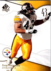 2009 SP Authentic #76 Troy Polamalu Steelers - Picture 1 of 2