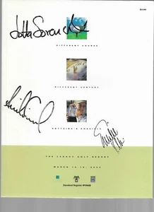 THE 2005 WOMEN'S LEGACY GOLF TOURNAMENT-3 AUTOGRAPHED COVER - Picture 1 of 2